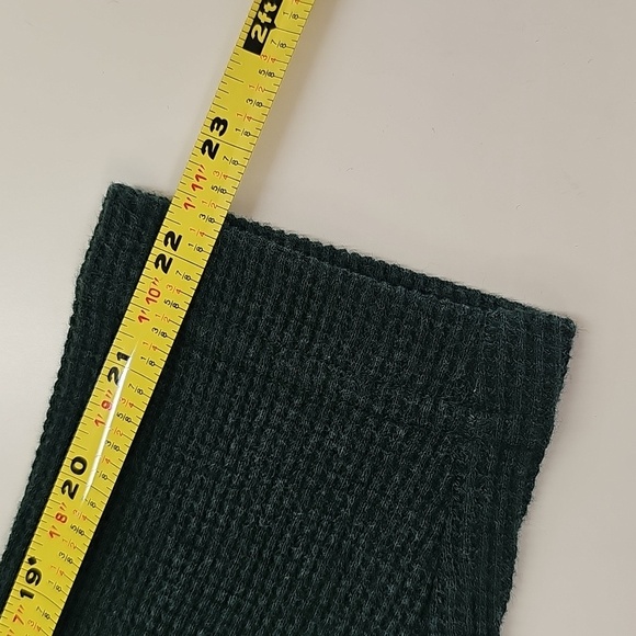 Susan Bristol Green Waffle Knit Cardigan with Santa and Candy Cane Design - Picture 8 of 10